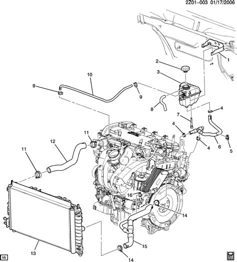 pontiac engine cooling diagram 